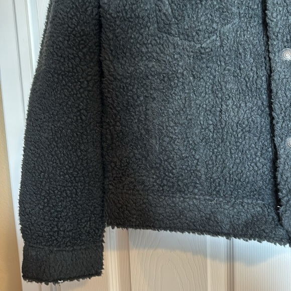 Levi’s men’s black vintage fit Sherpa jacket size small - Picture 6 of 10